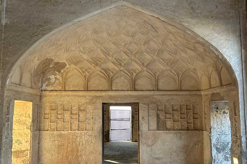 Castle of the Devgiri fort on top