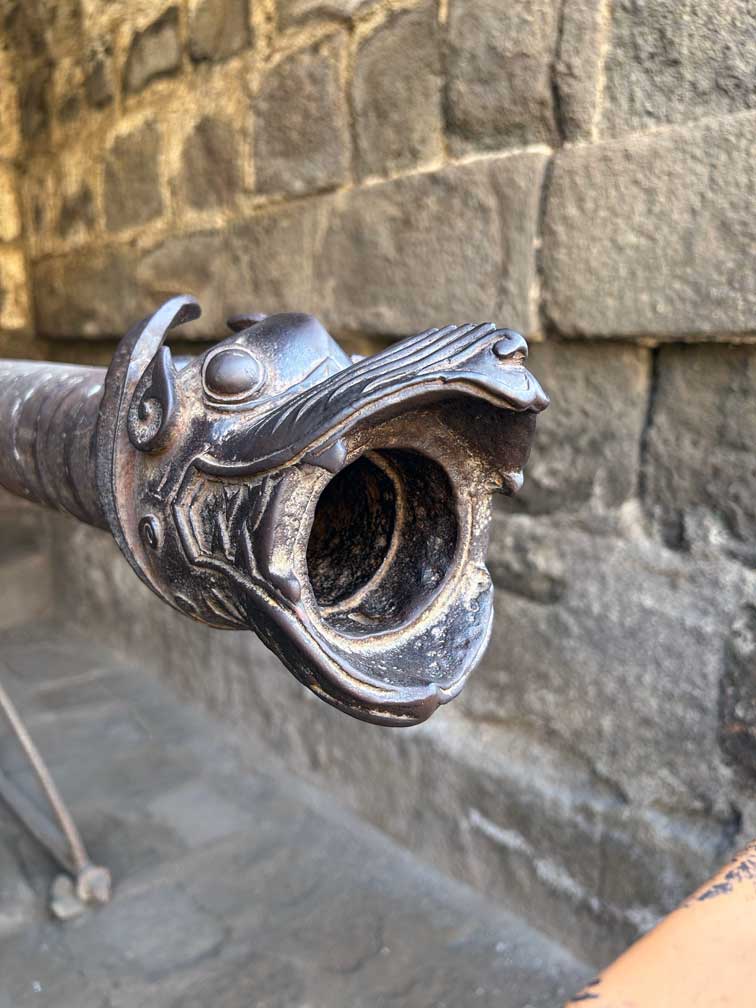 One of the cannon in Devgiri fort two